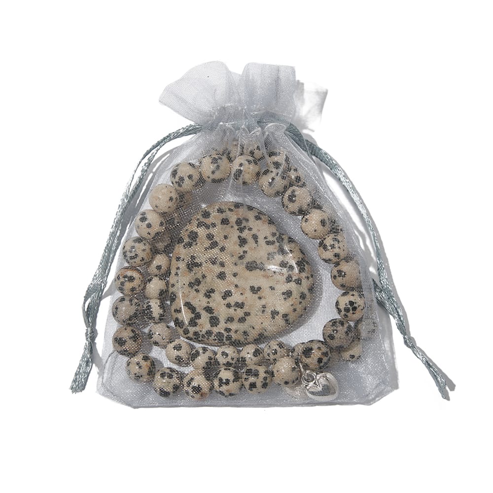 2 x Dalmatian Jaspis ‘Koeien Armband’ – Steun de Boer! 🐄