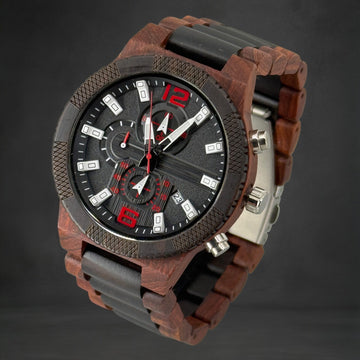 TimberWood 12/6™ – Houten Chronograaf Herenhorloge 48mm