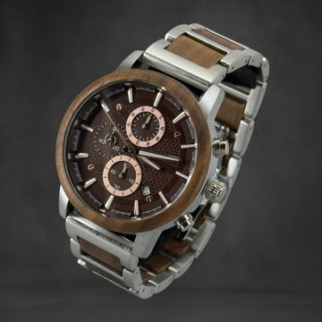 Sailor Ebony™ – TimberWood Chronograaf Houten heren Horloge