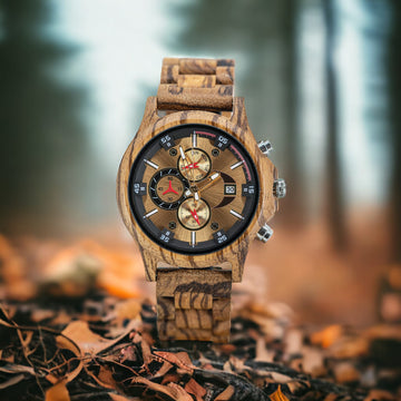 Golden Brown – Houten TimberWood horloge heren