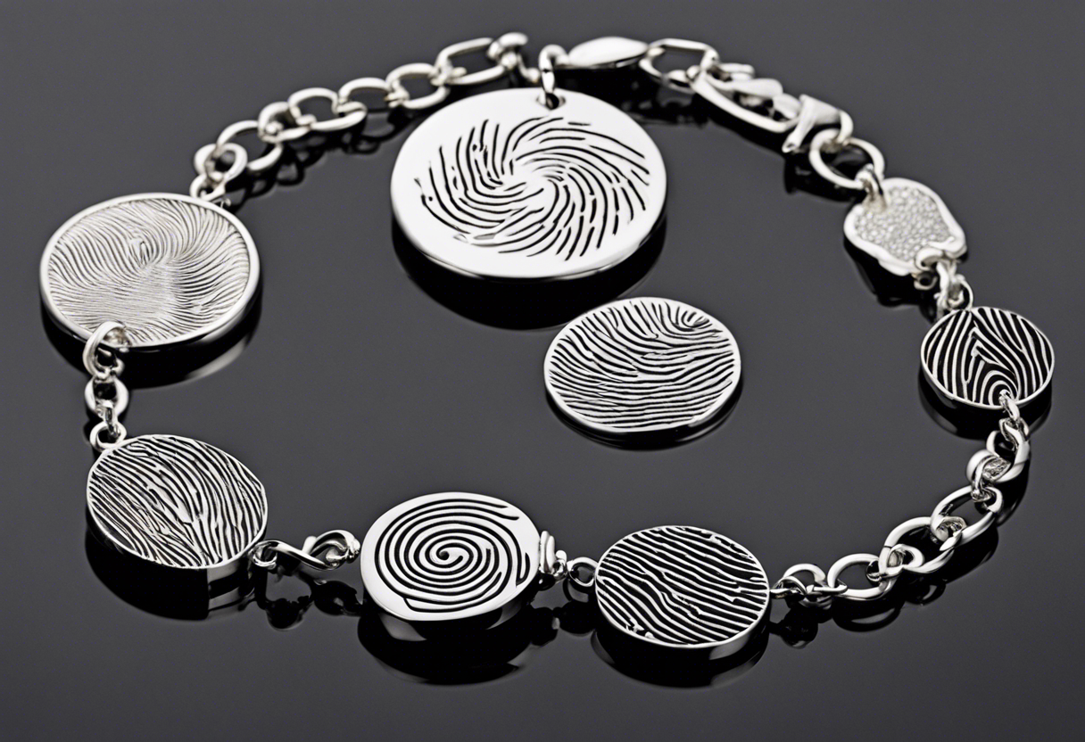 Vingerafdruk Sieraden in Zilver: Armbanden met Vingerafdruk
