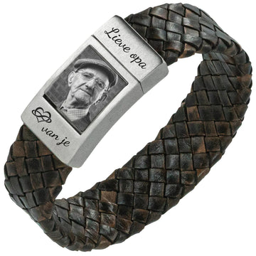 photo bracelet with grandpa