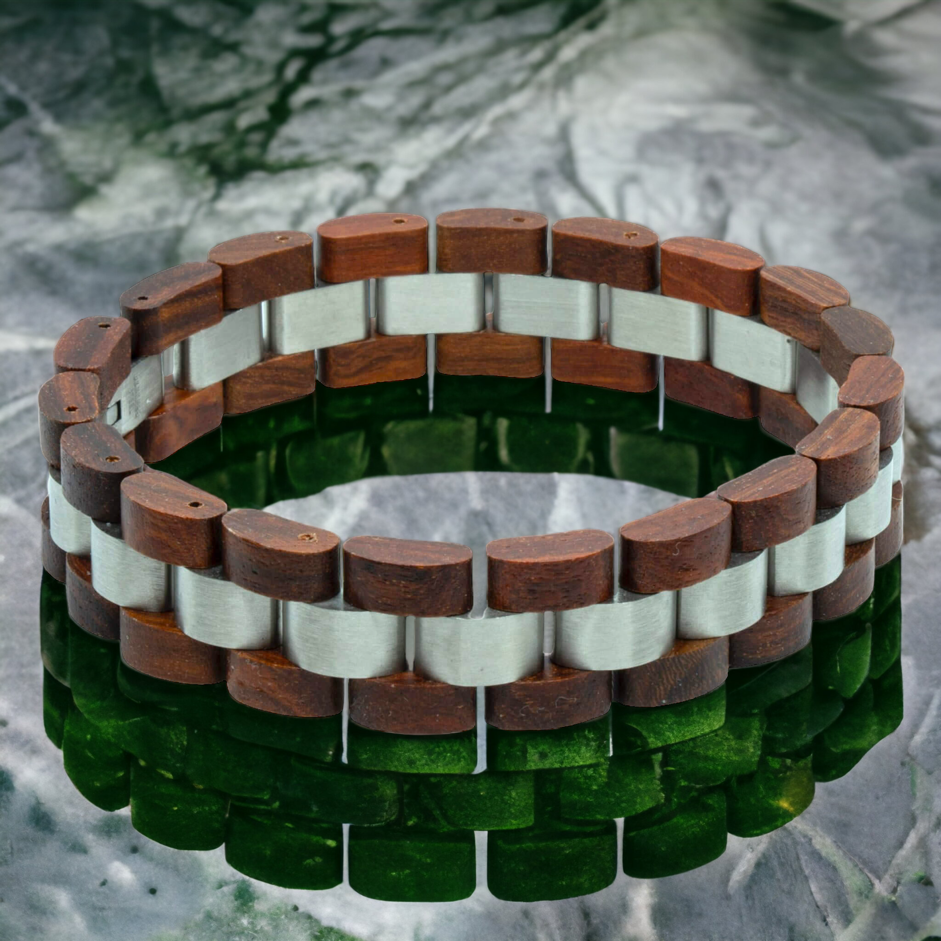 K2 Himalaya (Rood Sandelhout) – Houten armband