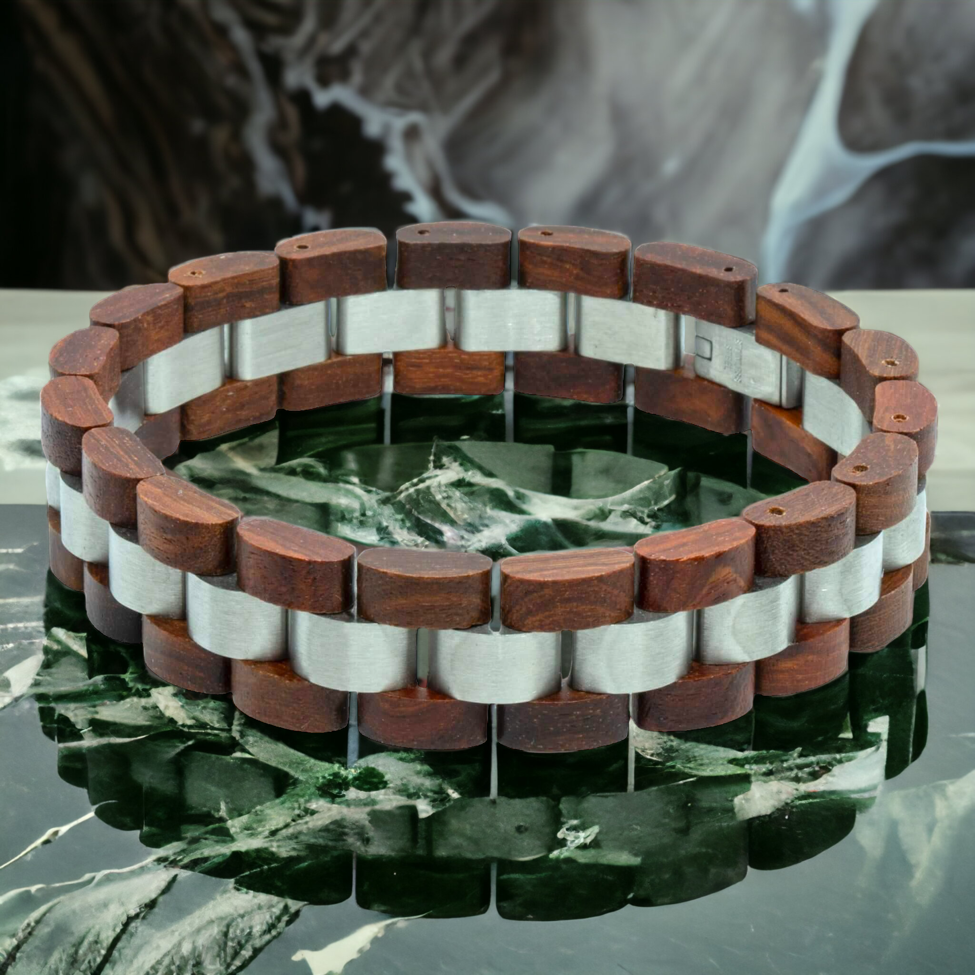 K2 Himalaya (Rood Sandelhout) – Houten armband