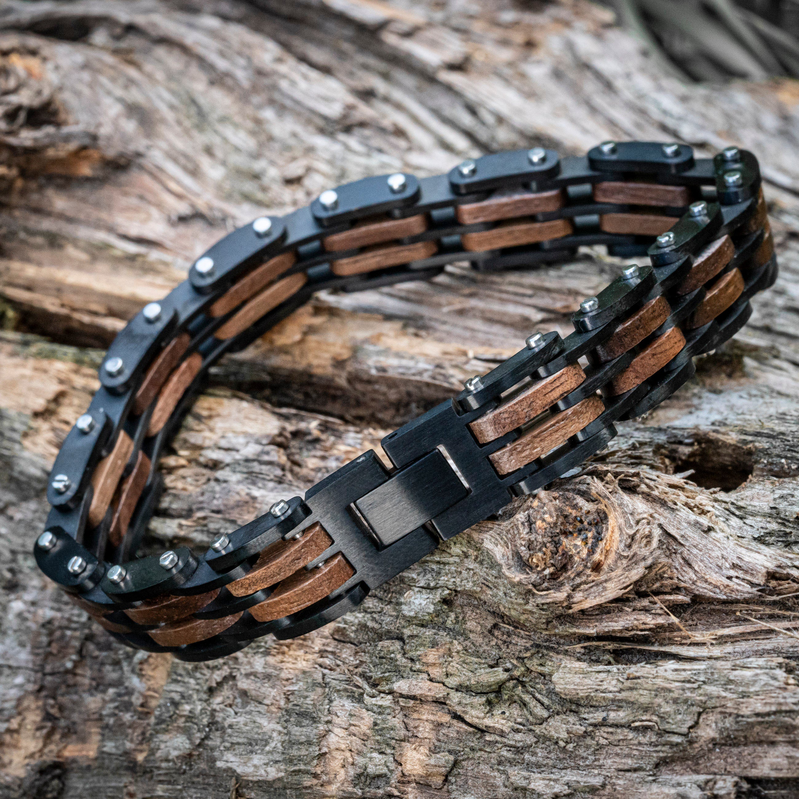 Black Bandit – Limited Edition – Timberwood houten armband