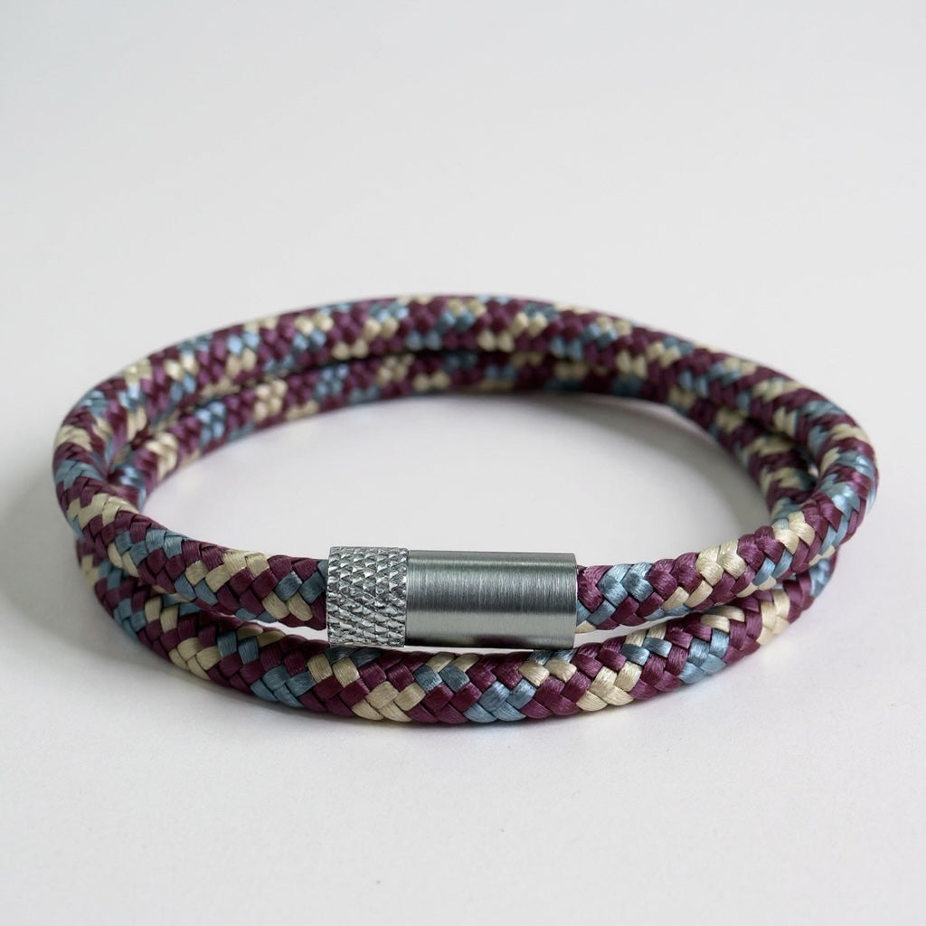 Navy™ Armband - Classy Bordeaux (enkel of dubbel paracord)