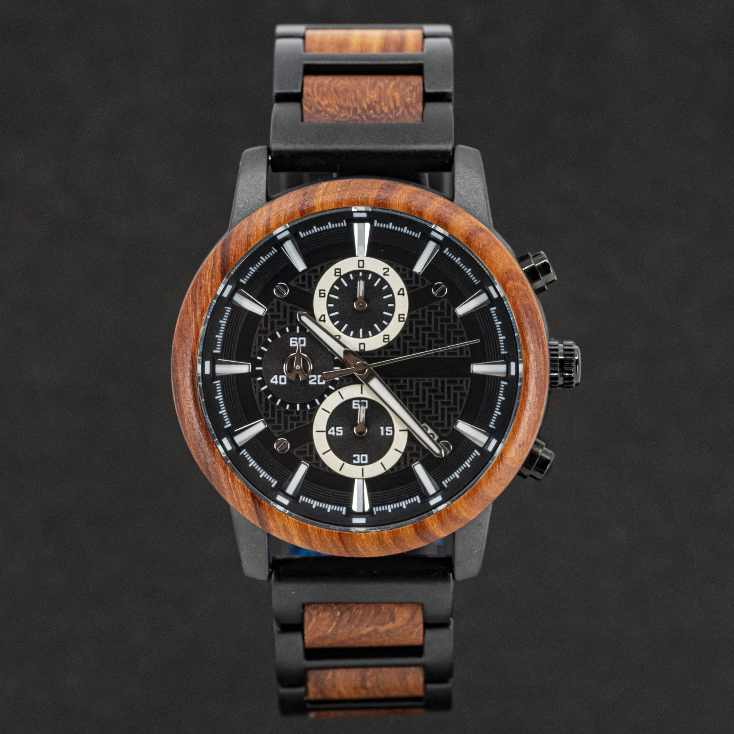 Contrast – Houten Herenhorloge TimberWood