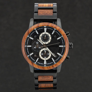 Contrast – Houten Herenhorloge TimberWood