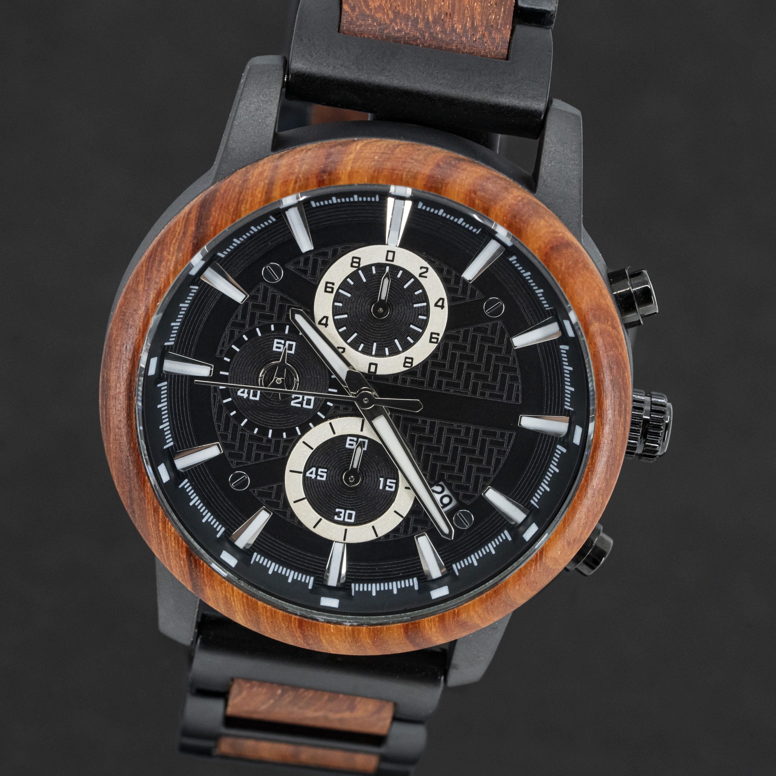 Contrast – Houten Herenhorloge TimberWood