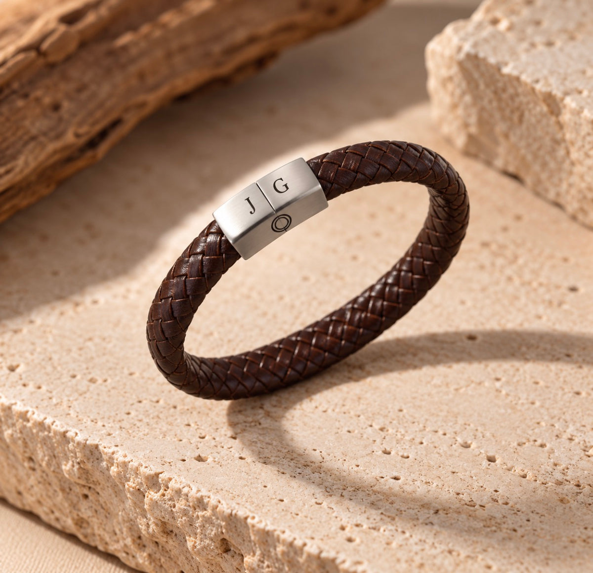 Leather ash bracelet (narrow)