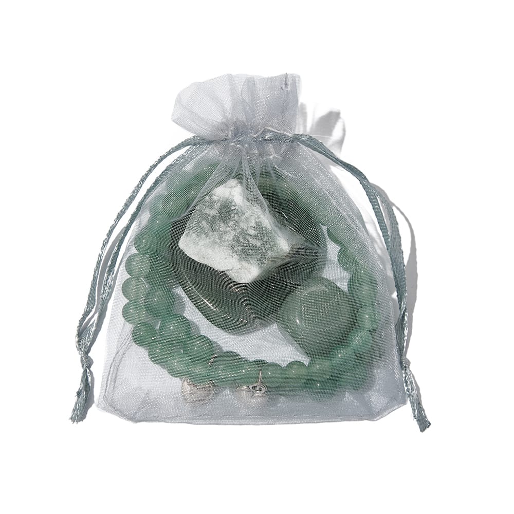 2 Groene Aventurijn Armbanden en 3 Edelstenen Set – Innerlijke Rust in een Cadeauzakje