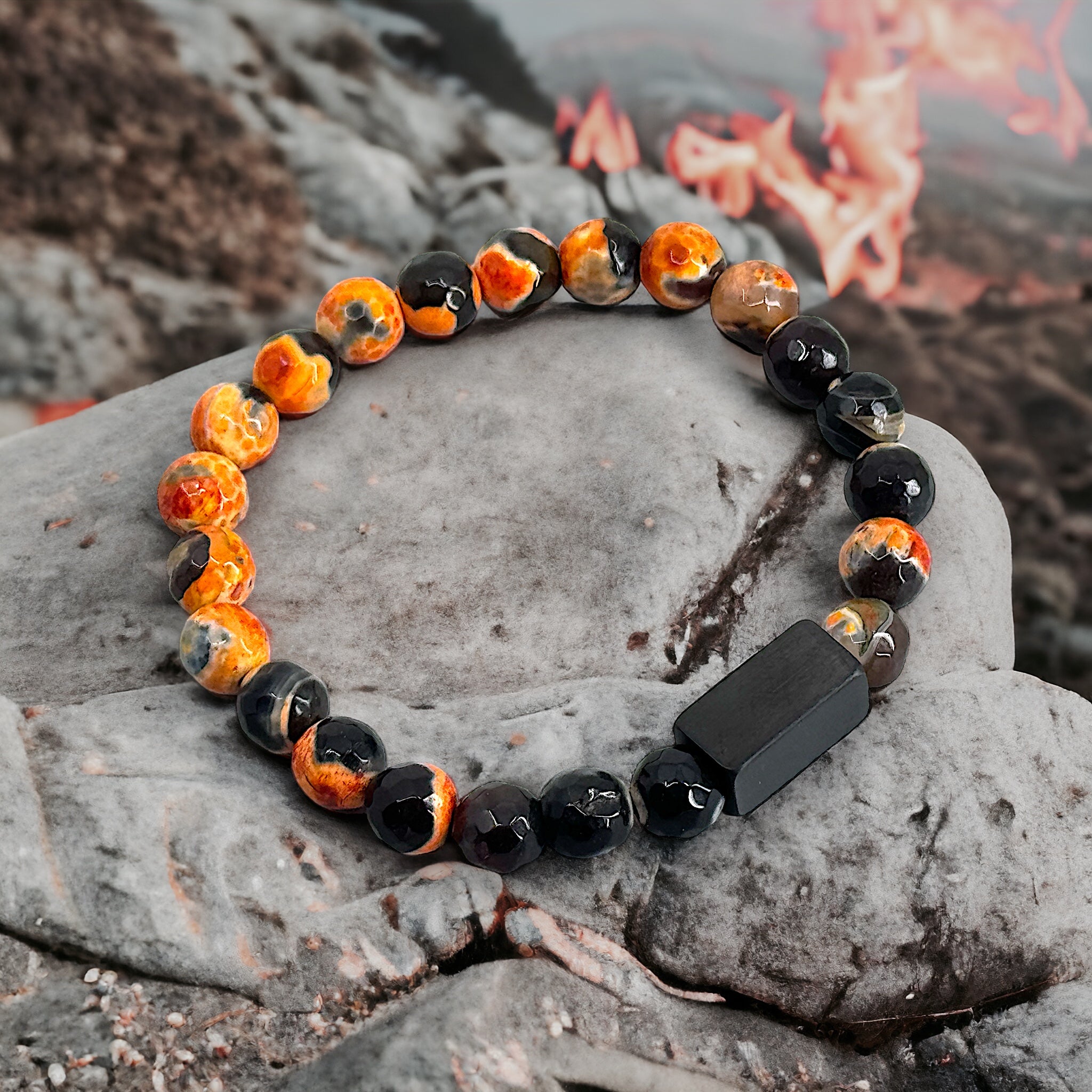 Targaryen 🐉 Drakenader 🔥 Kralenarmband – Decagon Edition