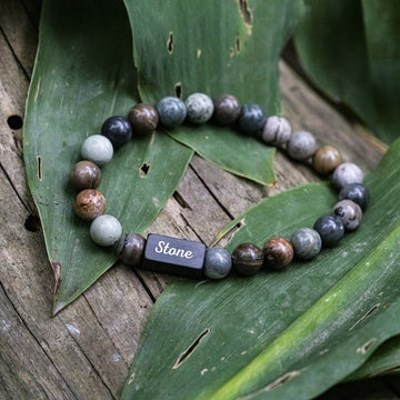 Mud Stone ‘Kleurrijk’ – Kralen Armband