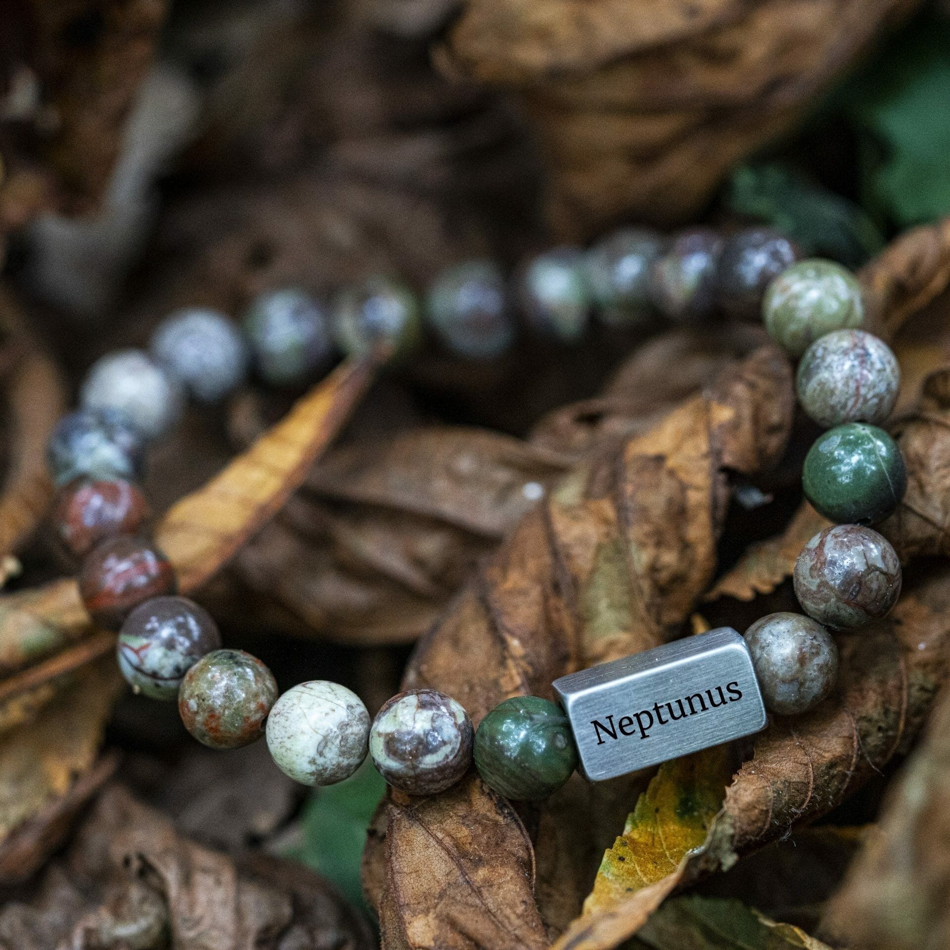 Neptunus 'Ocean Jasper' - Kralen armband