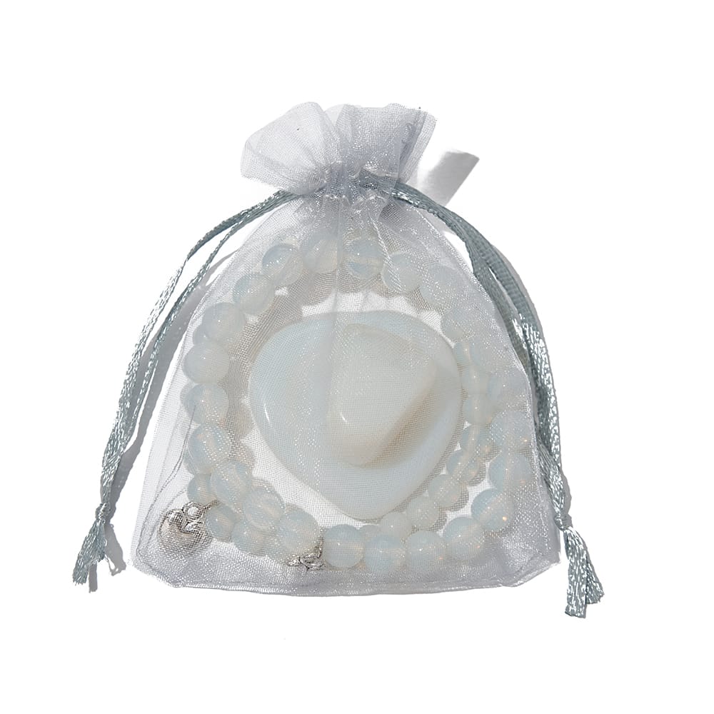 Opaliet Armband en Edelstenen Set – Stralende Harmonie in een Cadeauzakje