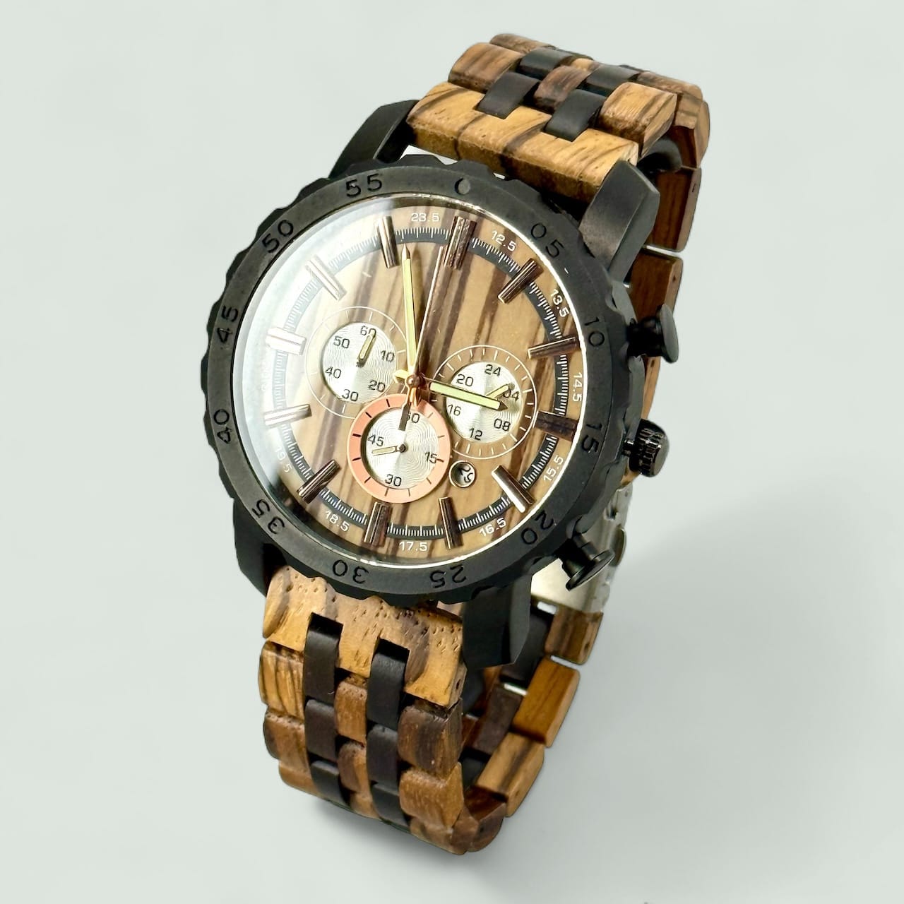 TimberWood ChronoCraft™ – Houten Mannen Horloge