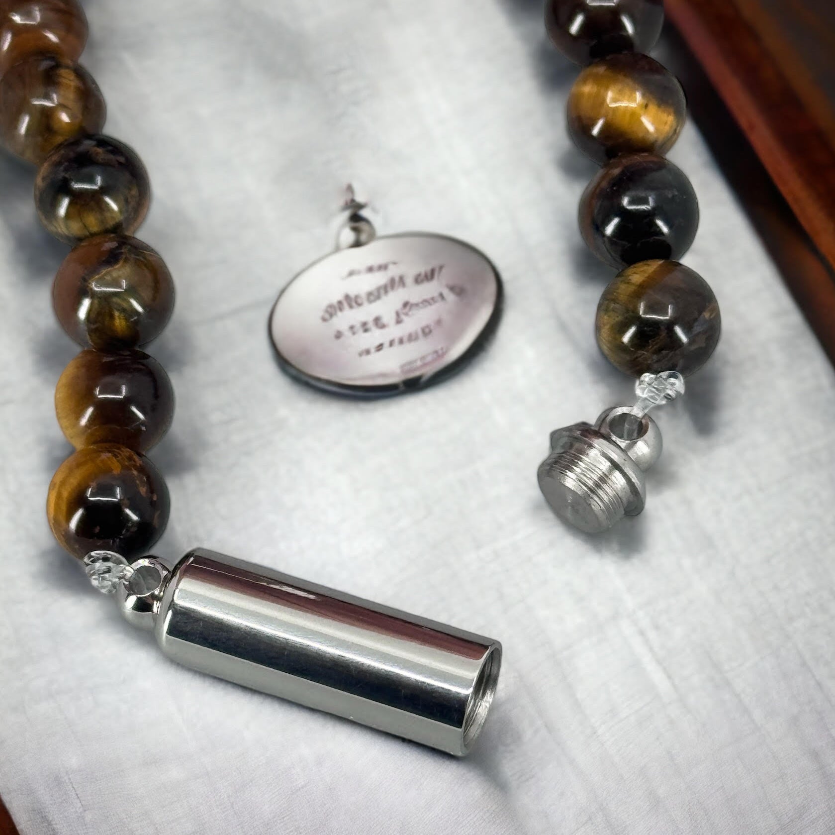 As-Armband kralen – Zilverkleurige askamer | Eigen As