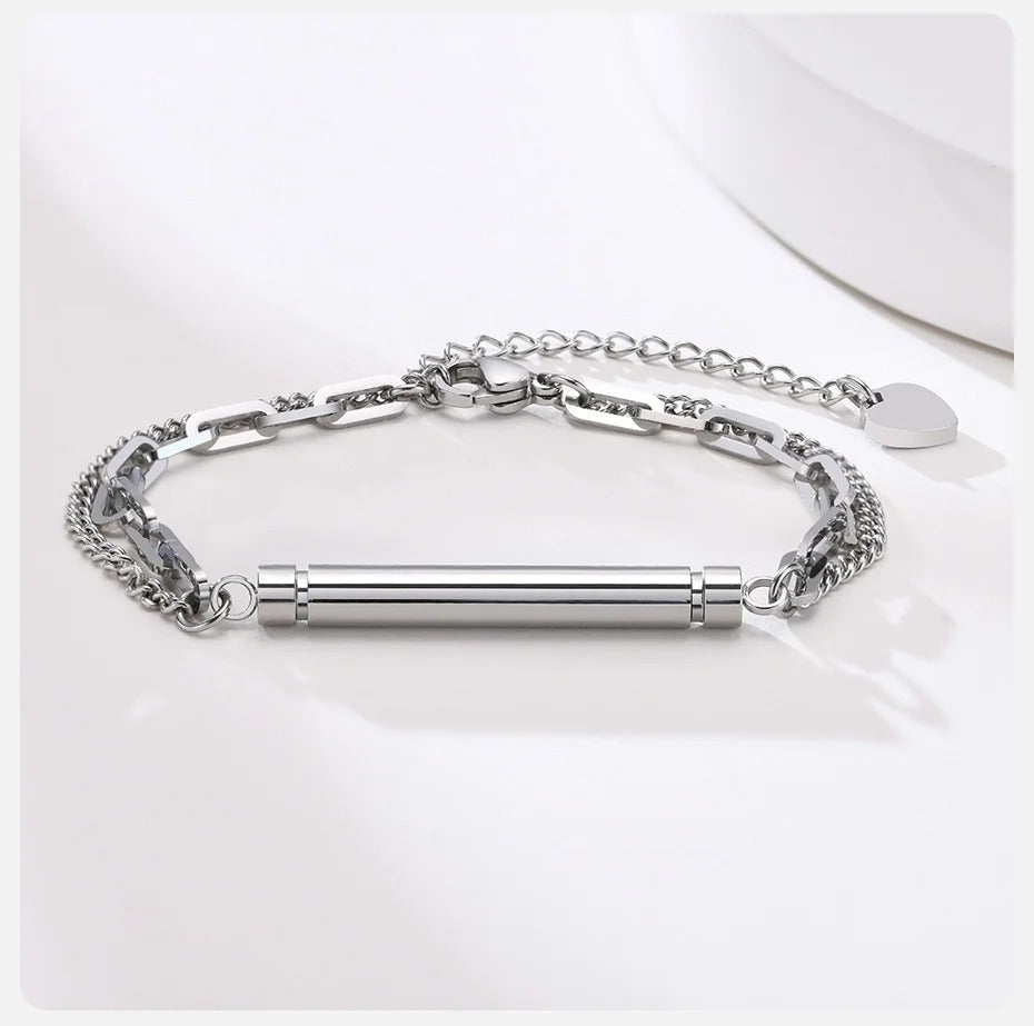 Elegante As-kamer Armband RVS (verstelbaar)