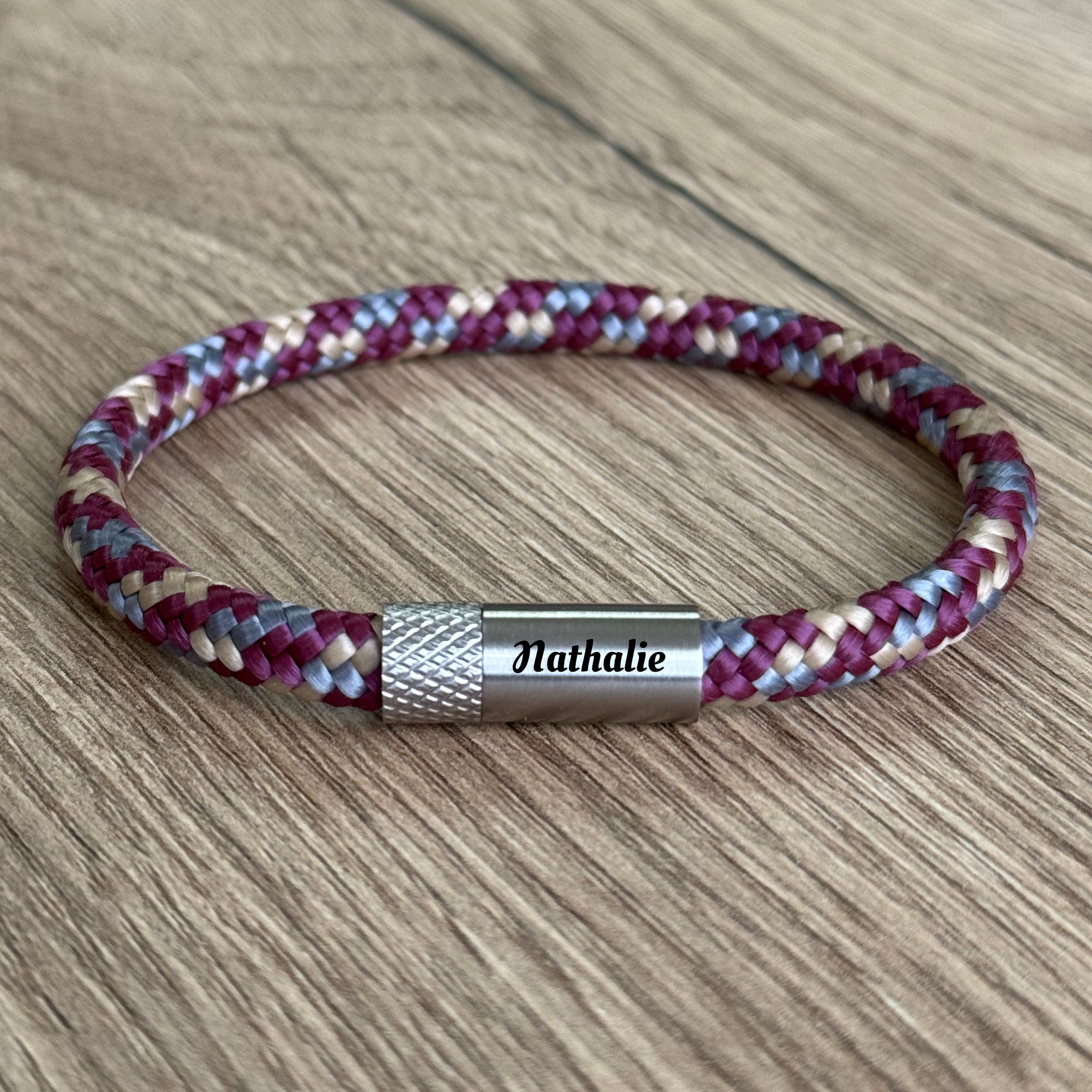 Navy™ Armband - Classy Bordeaux (enkel of dubbel paracord)