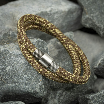 Vintage armband - Woestijn touw