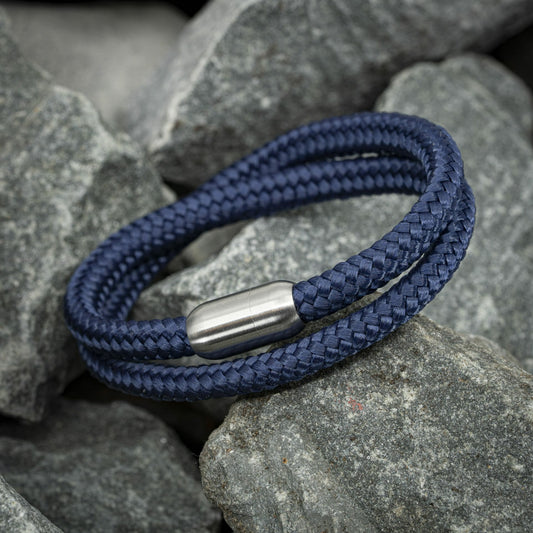 Bracciale Zen - Corda blu (assembla tu stesso)