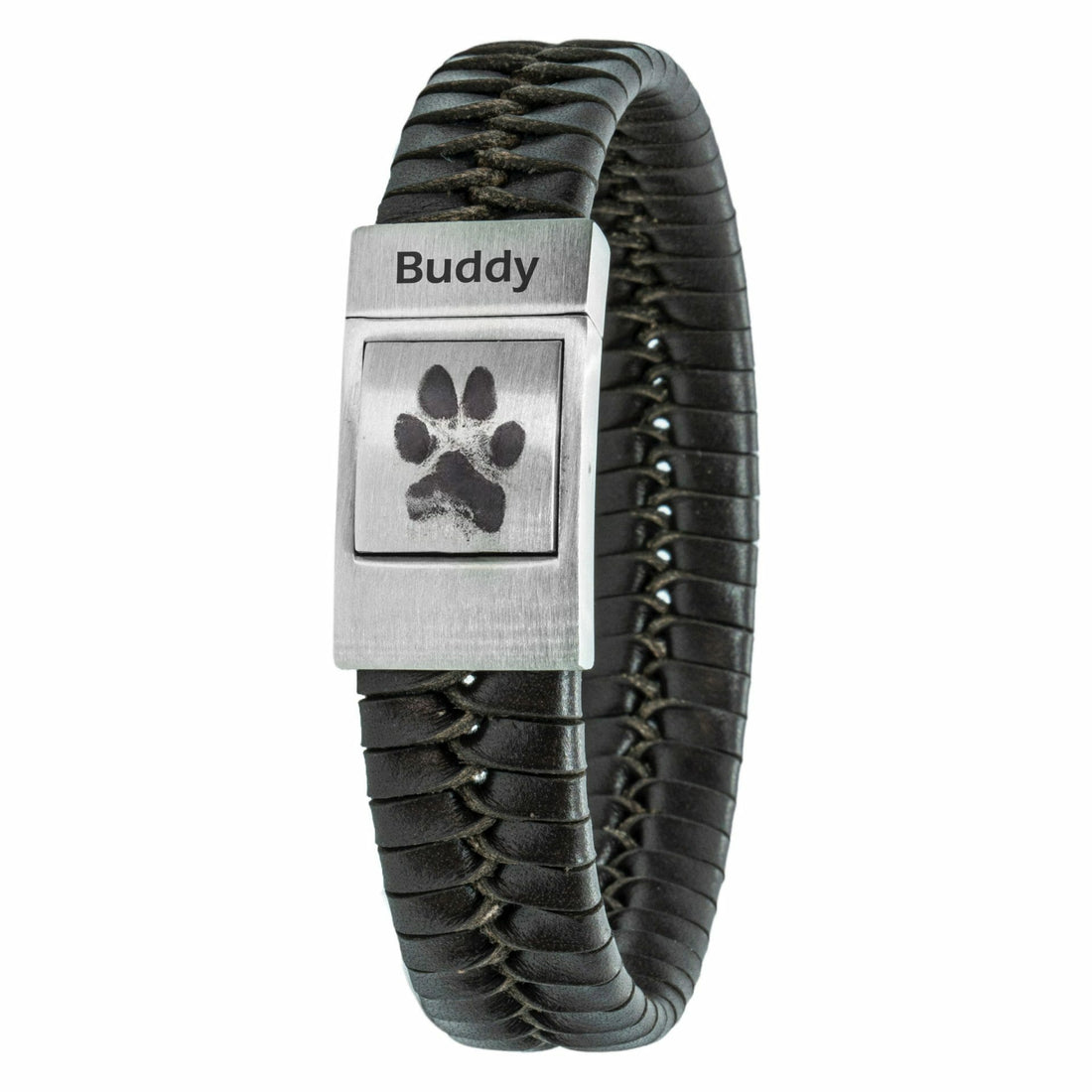 DOGGUO Hondenriem - hart print - bruin/abrikoos DOGGUO Hondenriem - hart print - bruin/abrikoos