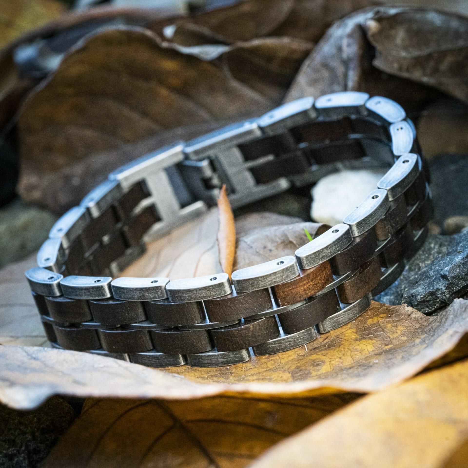 Zuid-Afrika – Kernhout & Verweerd Zilver Houten Armband