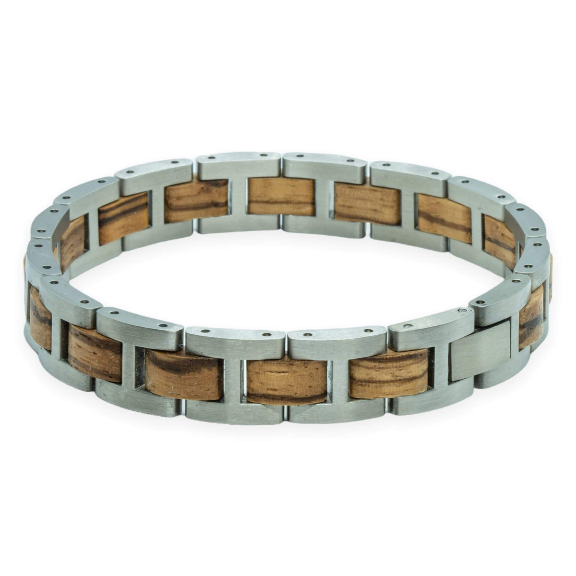 RVS Houten armband – Grand Canyon