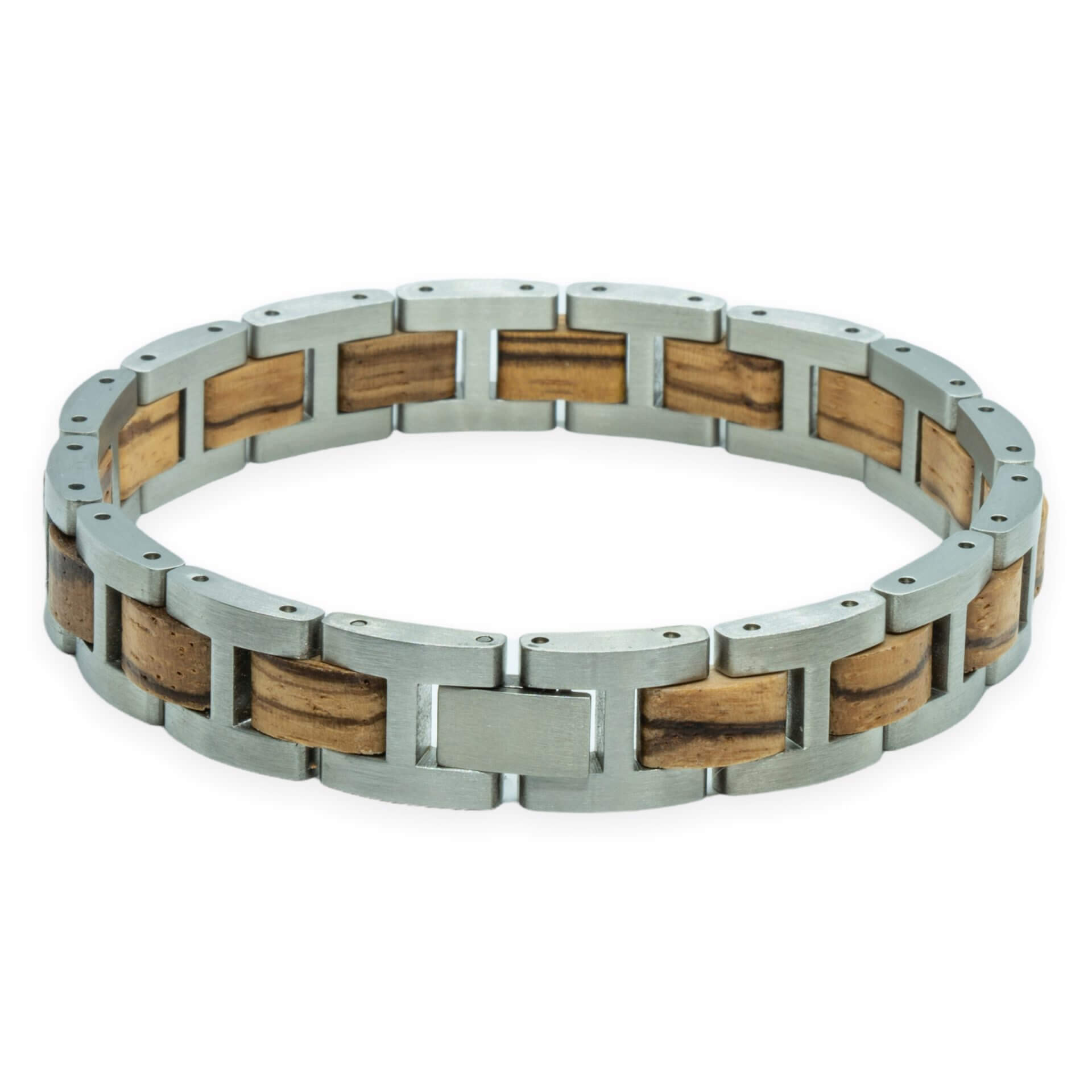 RVS Houten armband – Grand Canyon