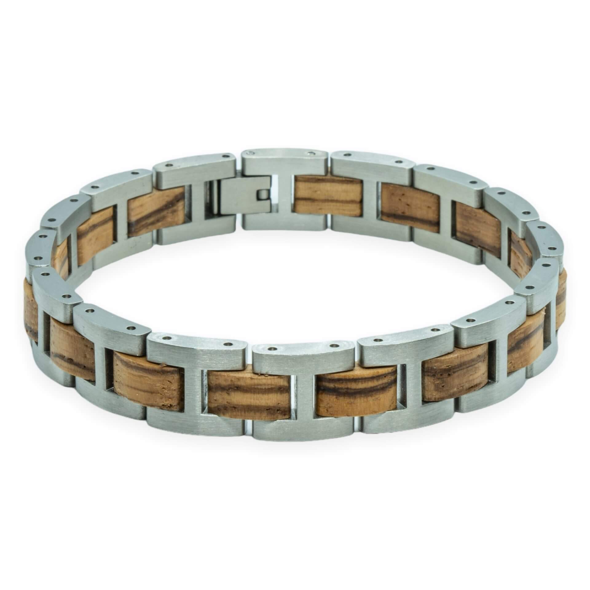 RVS Houten armband – Grand Canyon