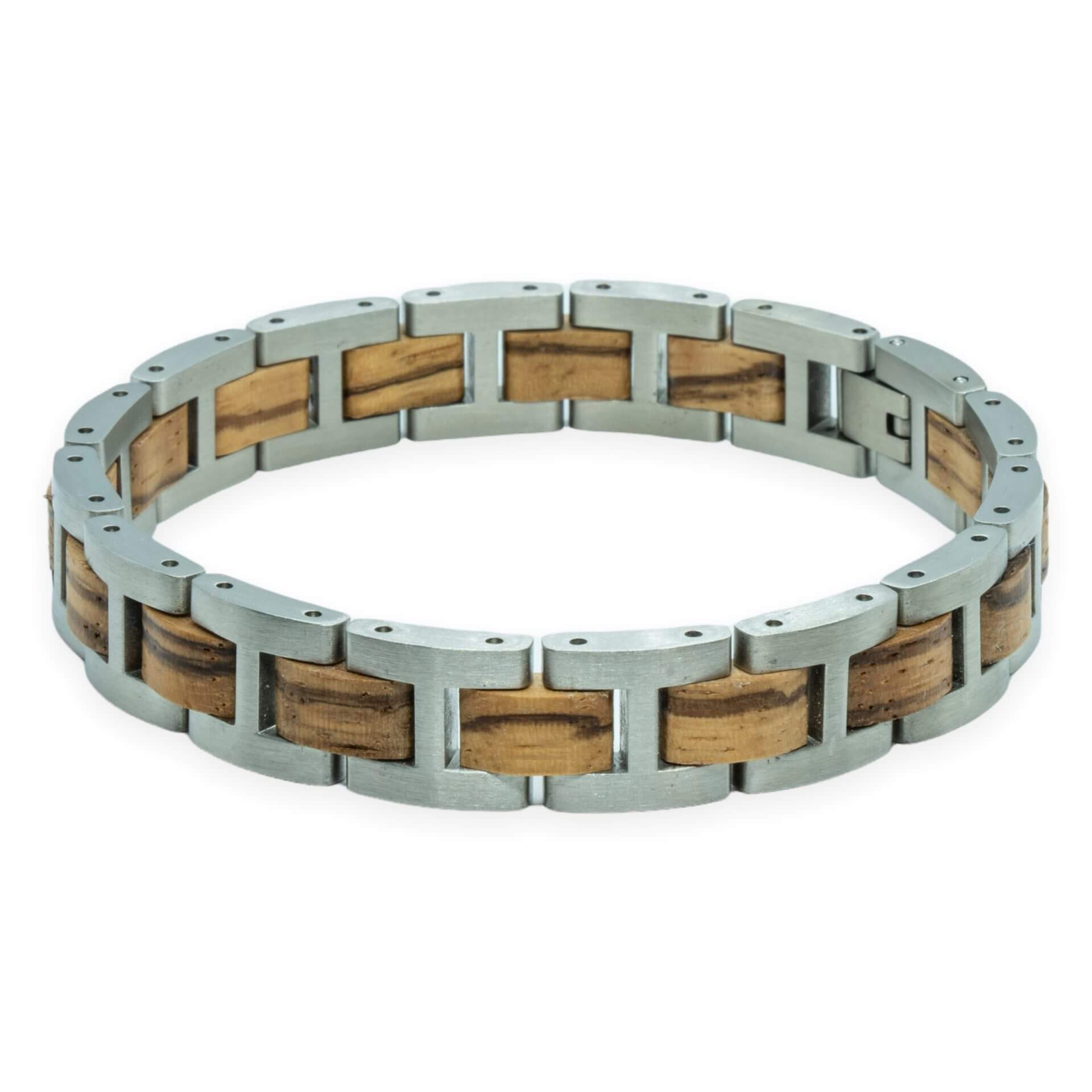 RVS Houten armband – Grand Canyon