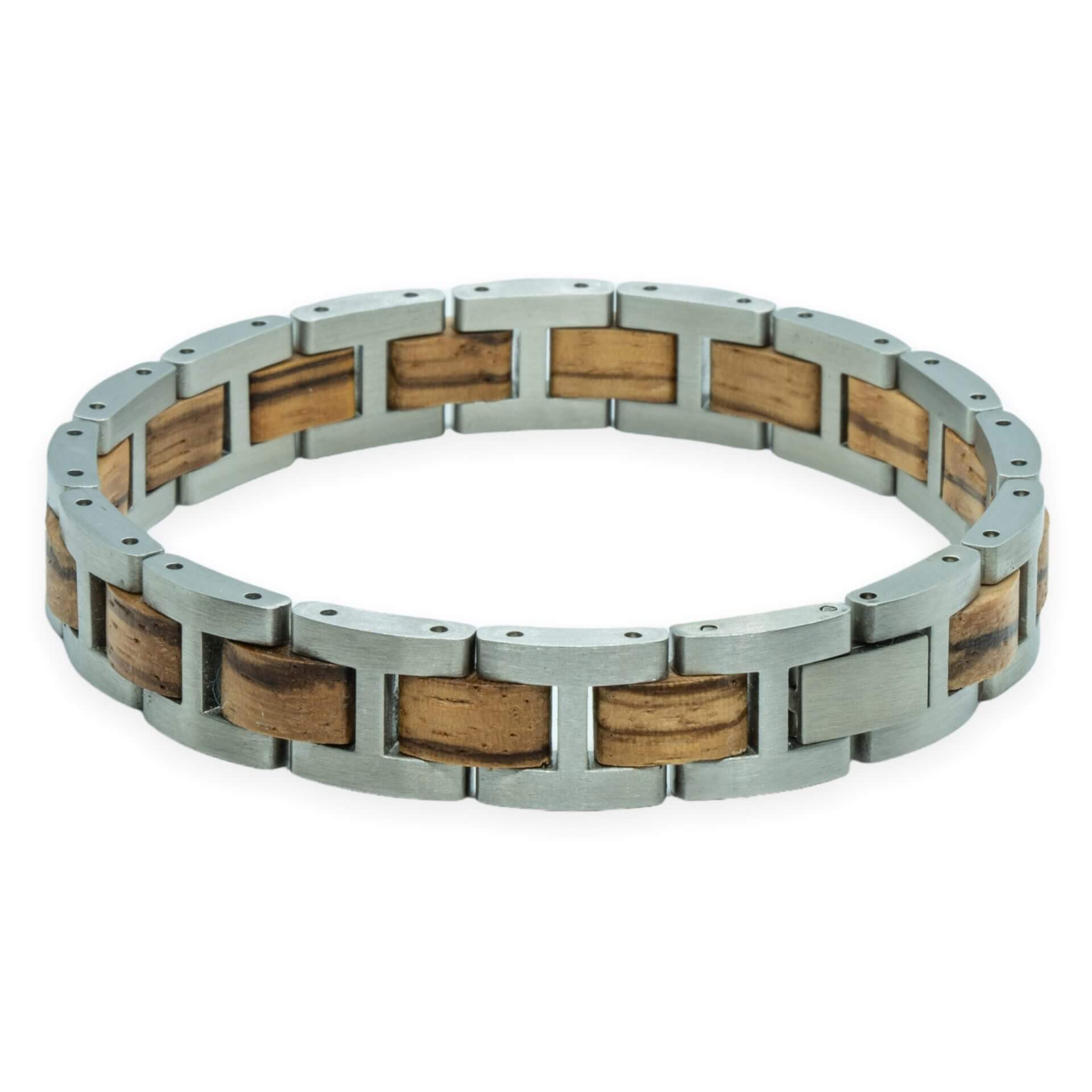 RVS Houten armband – Grand Canyon