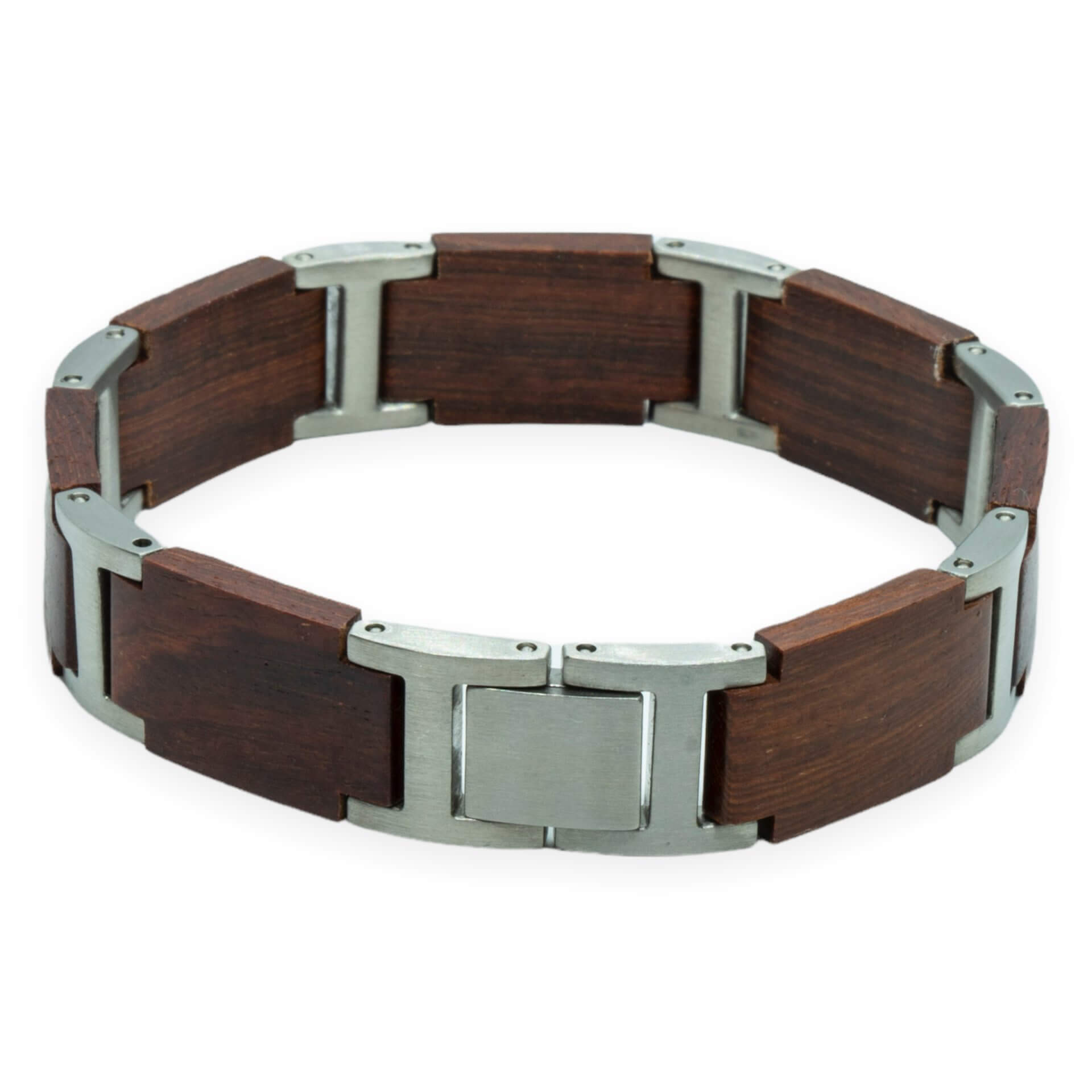 Rood Sandelhout – Houten Armband met Tekst Gravure