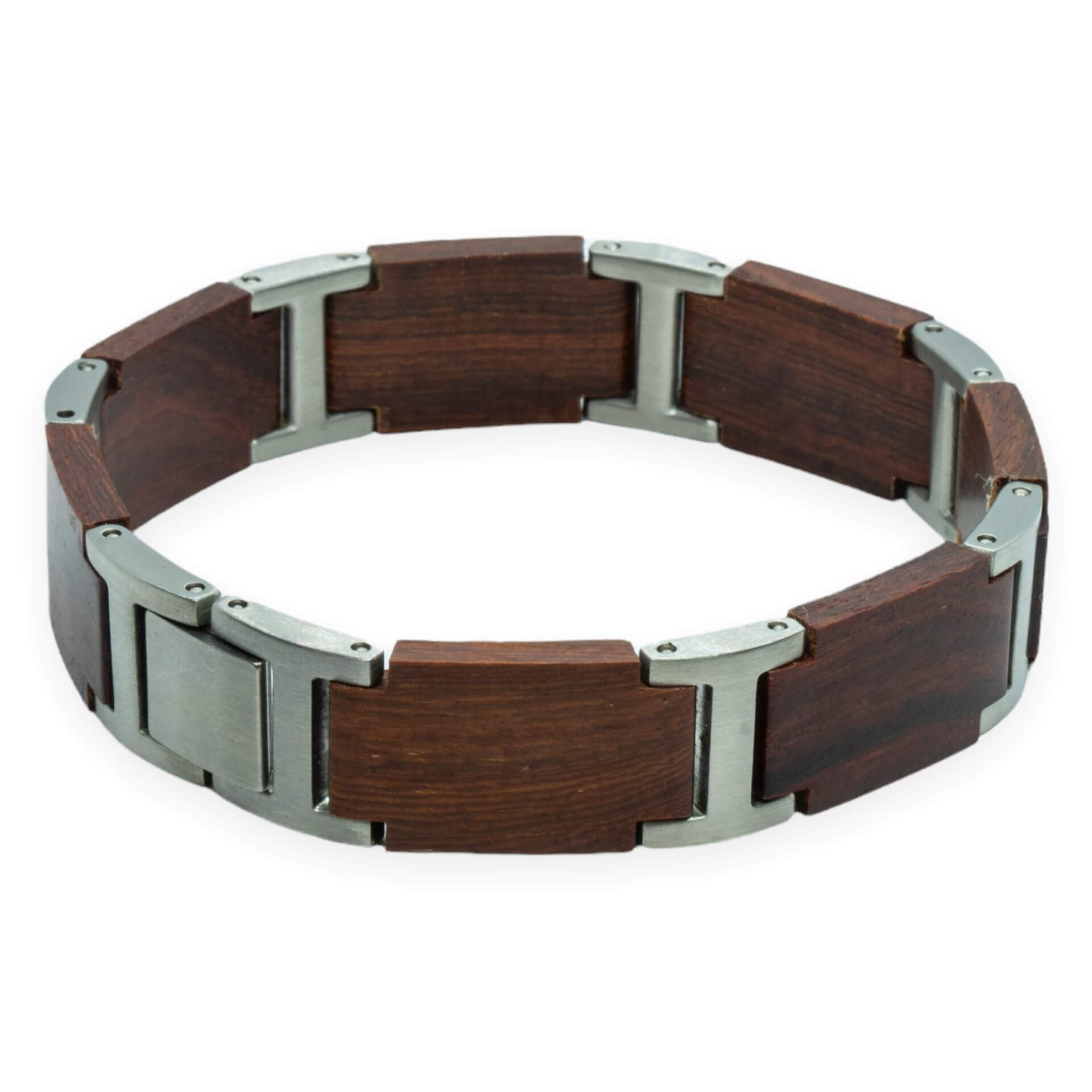 Rood Sandelhout – Houten Armband met Tekst Gravure