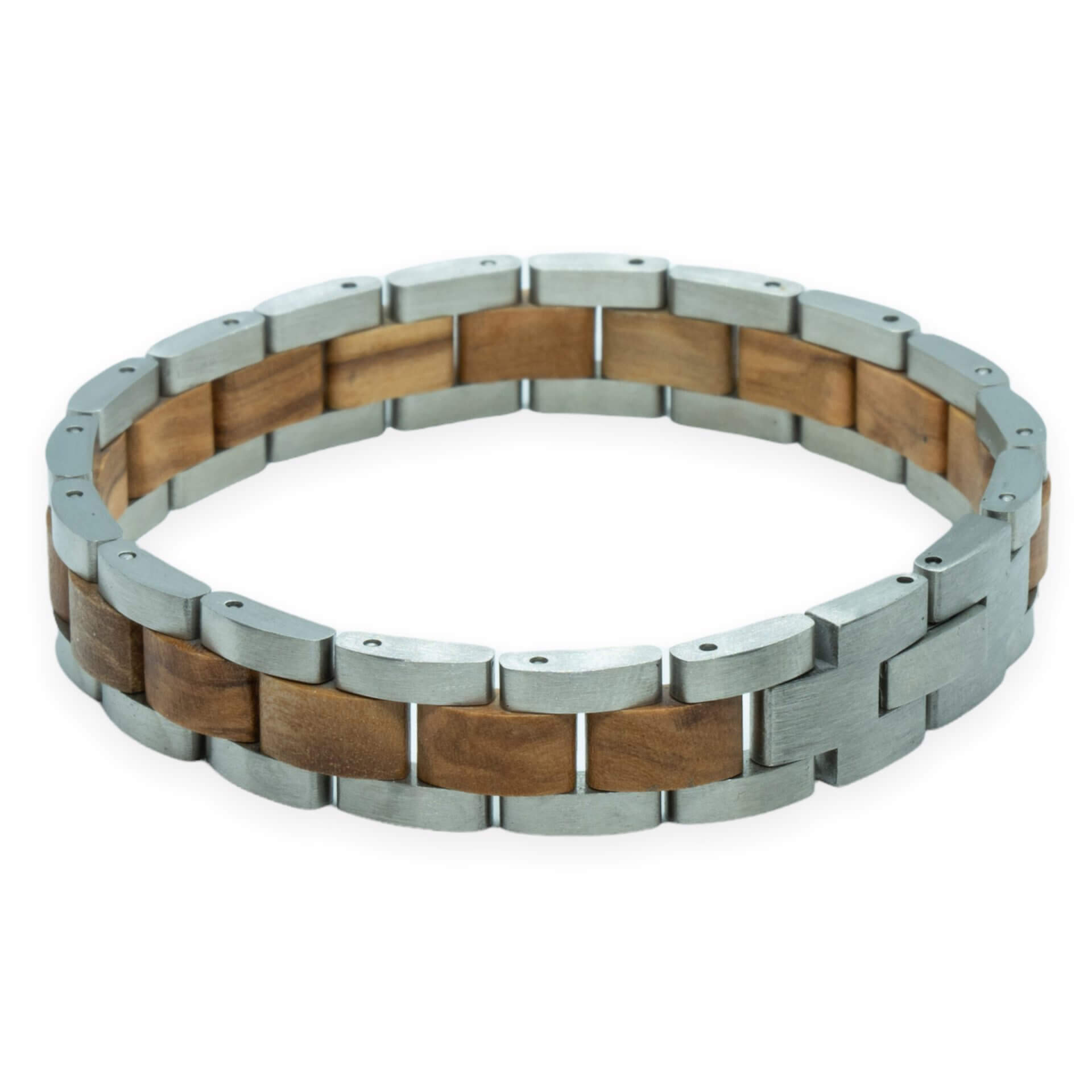 TimberWood Noble – Olijfhouten Schakelarmband