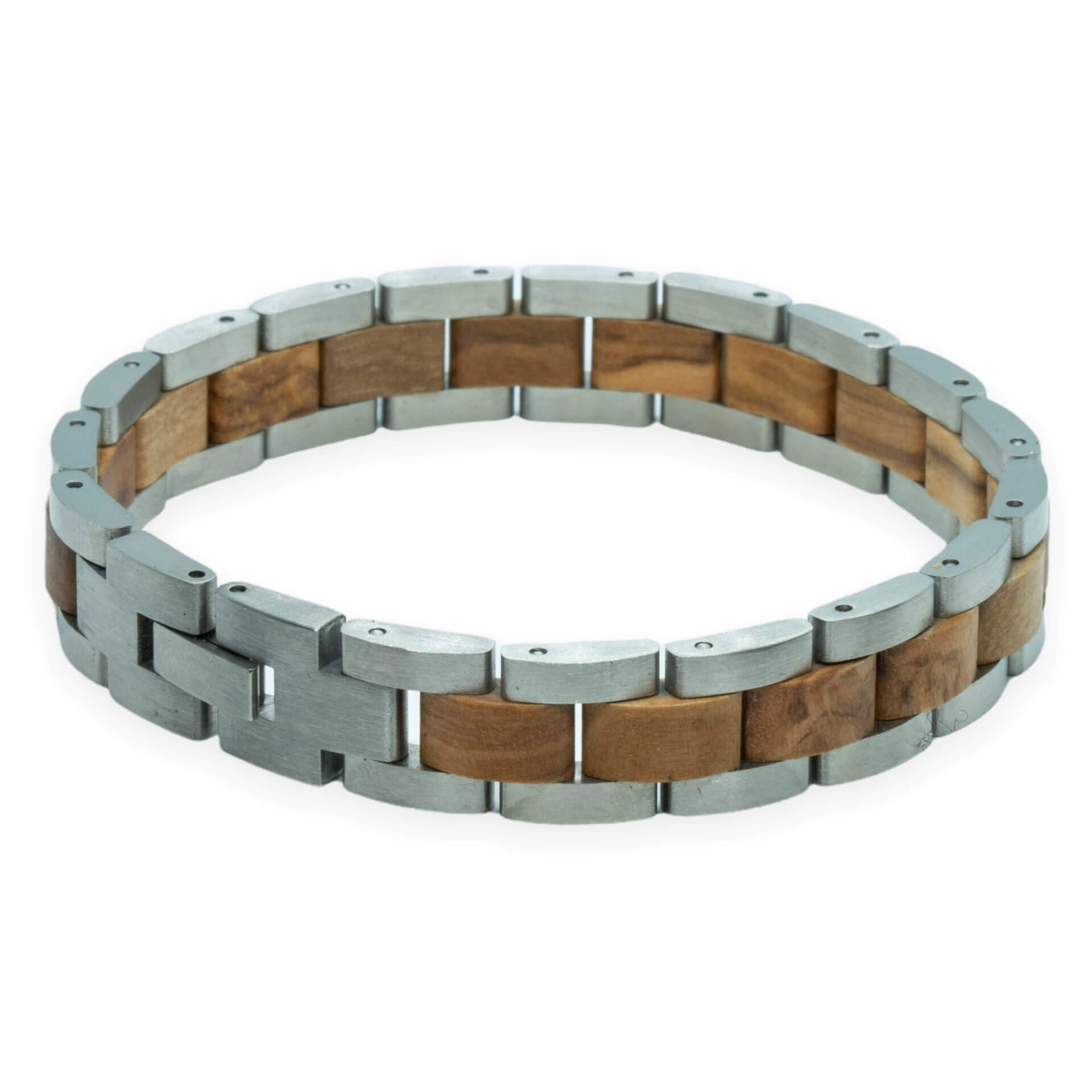 TimberWood Noble – Olijfhouten Schakelarmband