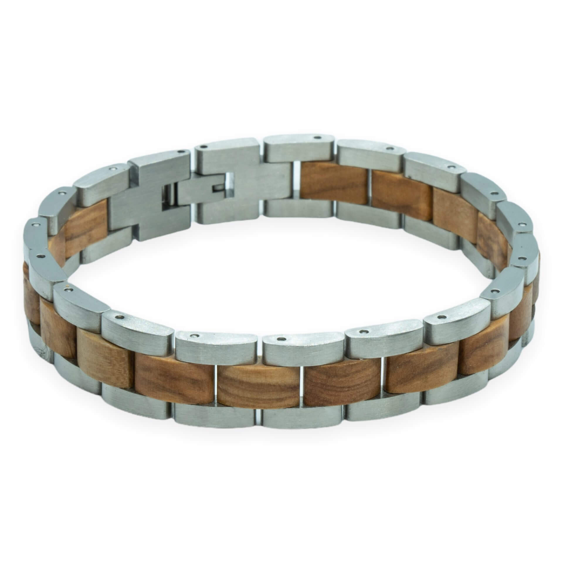 TimberWood Noble – Olijfhouten Schakelarmband