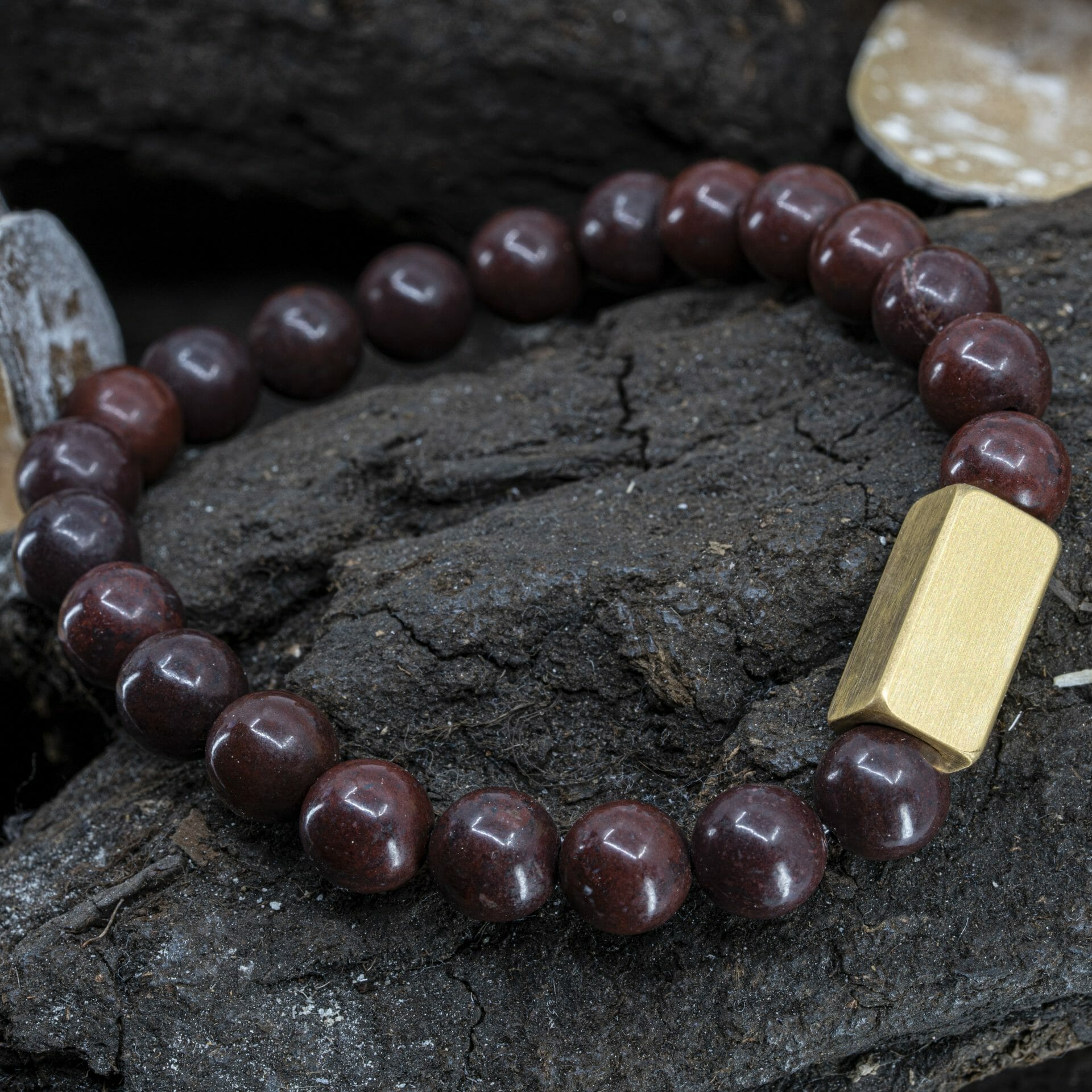 Red Bloom – Klaproos Jaspis Kralen Armband