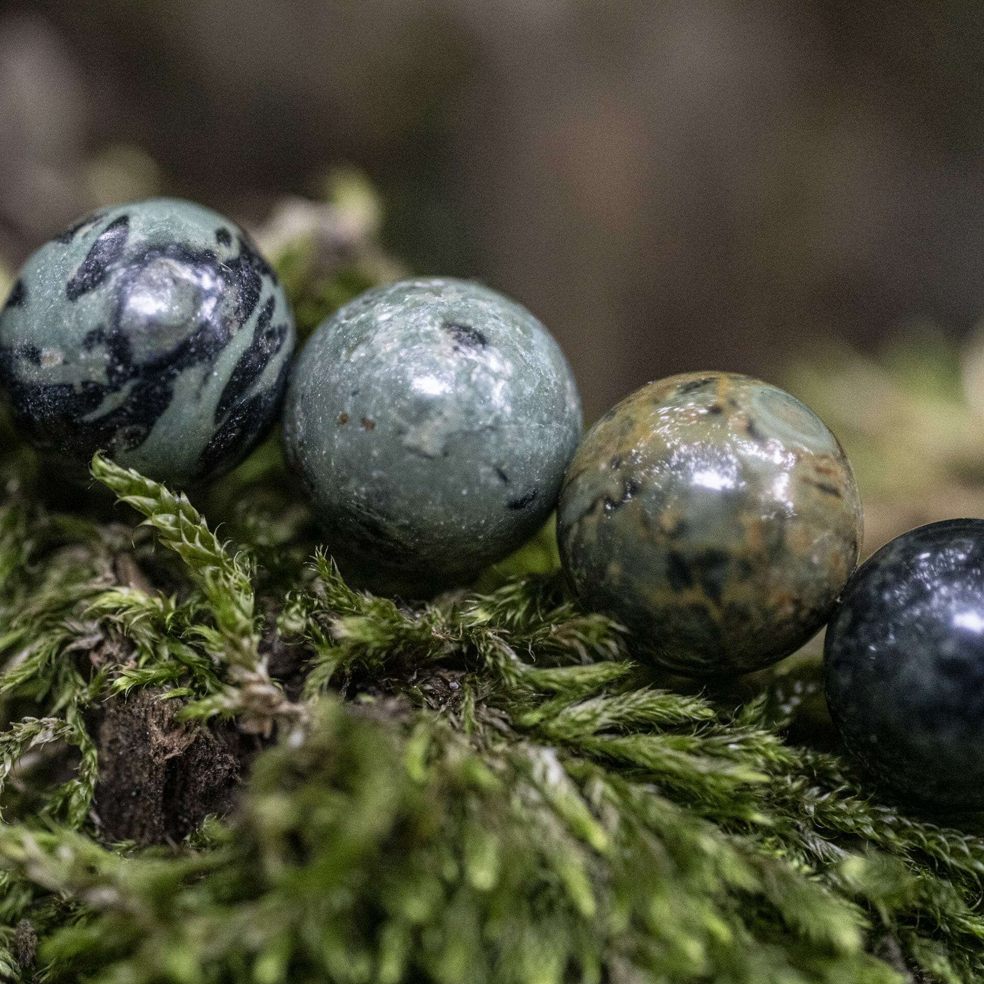 'Oerkracht' Eeuwenoude Polar Jade - Kralen armband