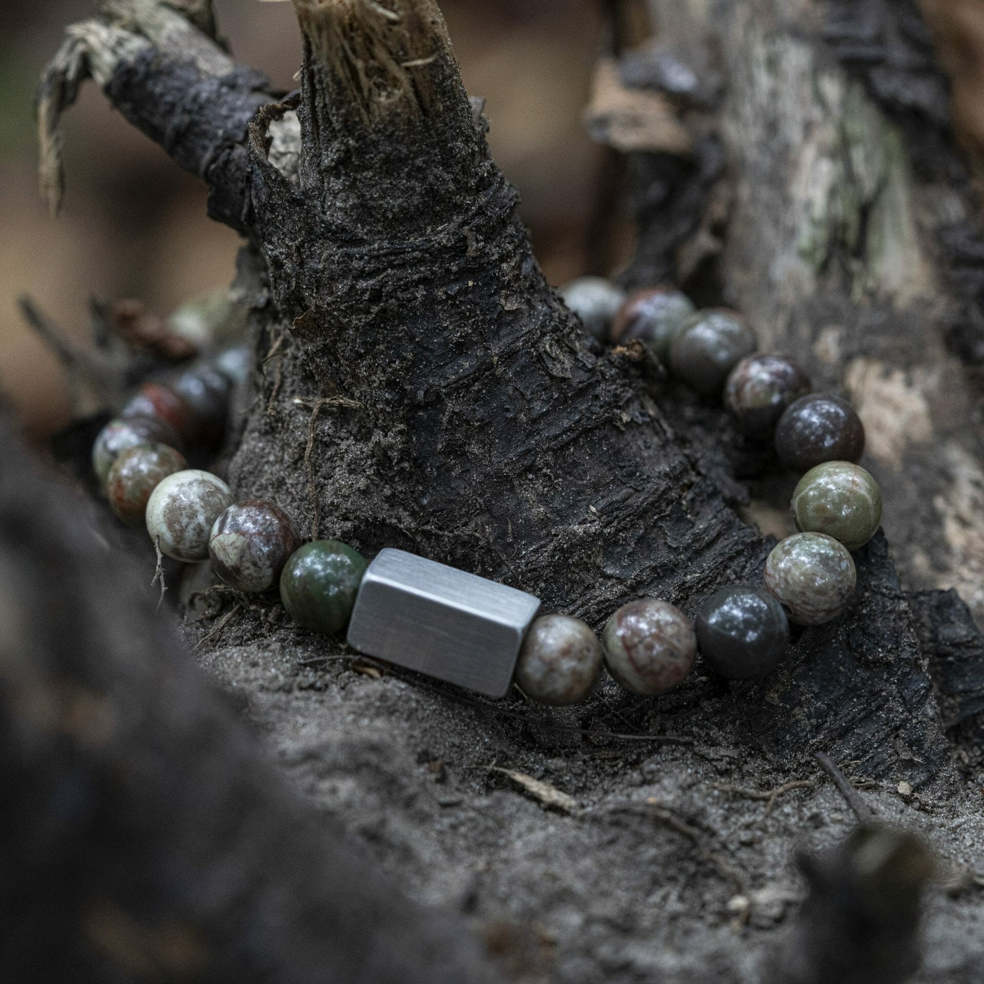 Neptunus 'Ocean Jasper' - Kralen armband