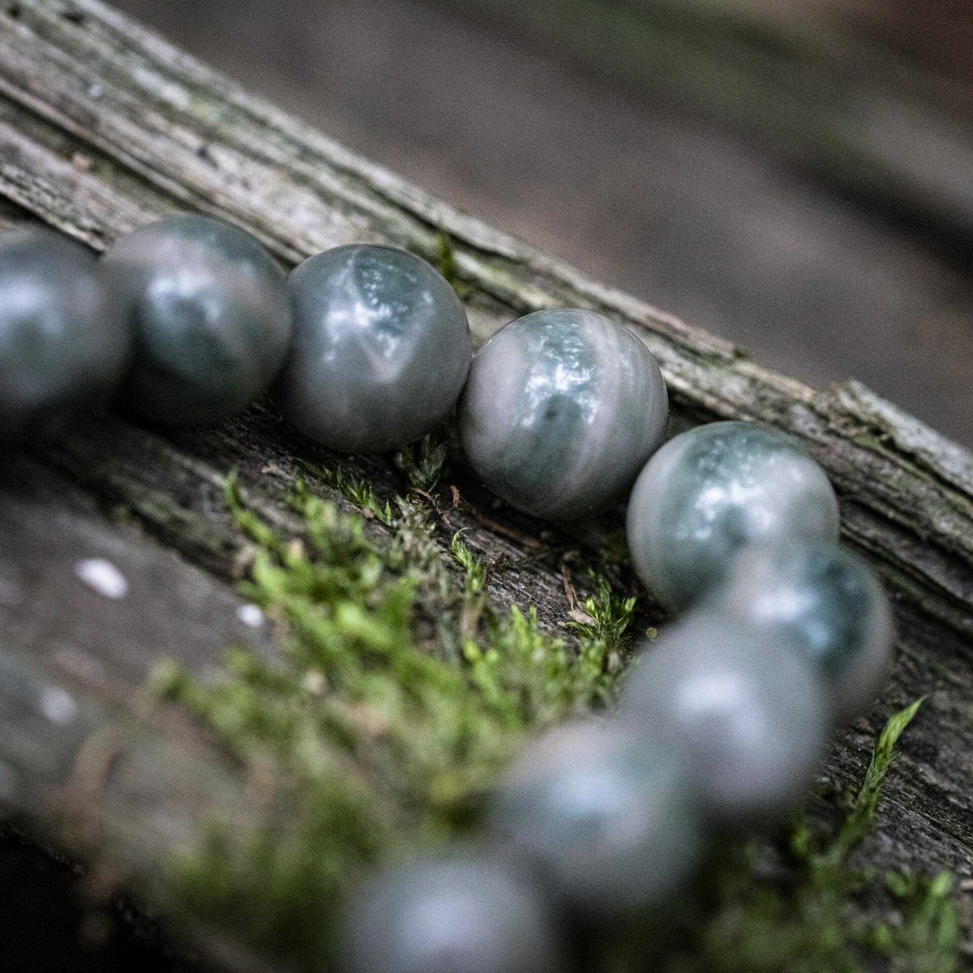 Groene Serpentine – Natuurstenen kralen armband