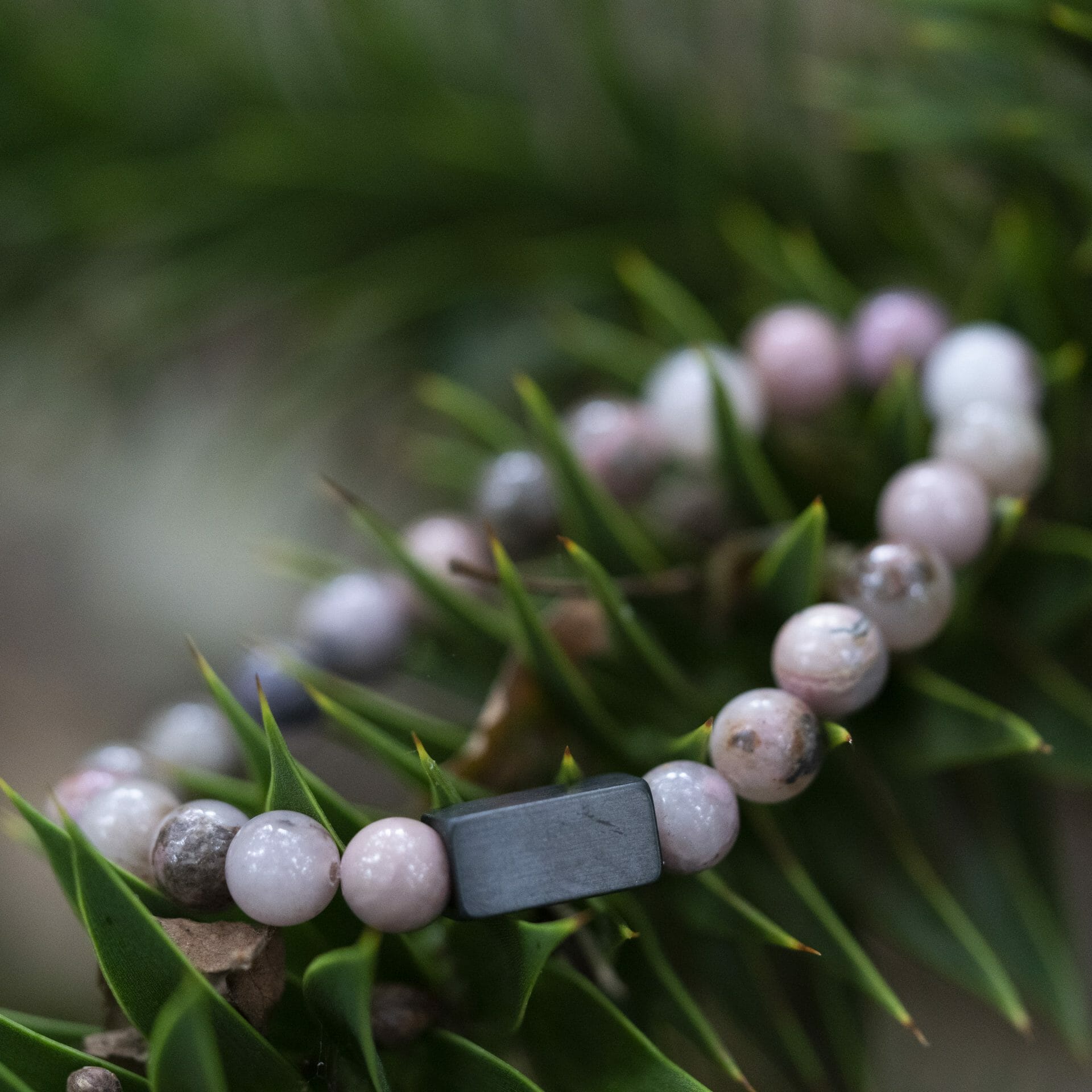 Roze Rhodoniet - Dames Kralen Armband