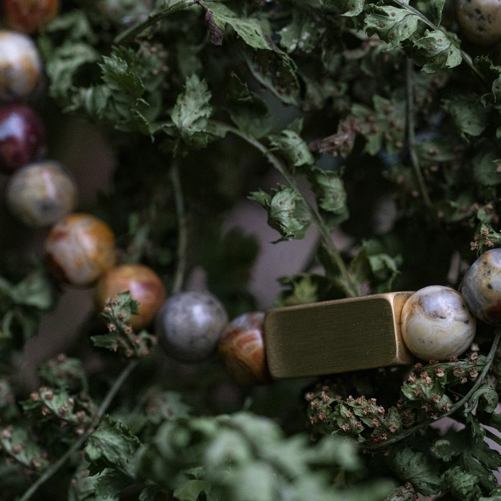 Mexicaanse Agaat - Kleurrijke 8mm kralen armband