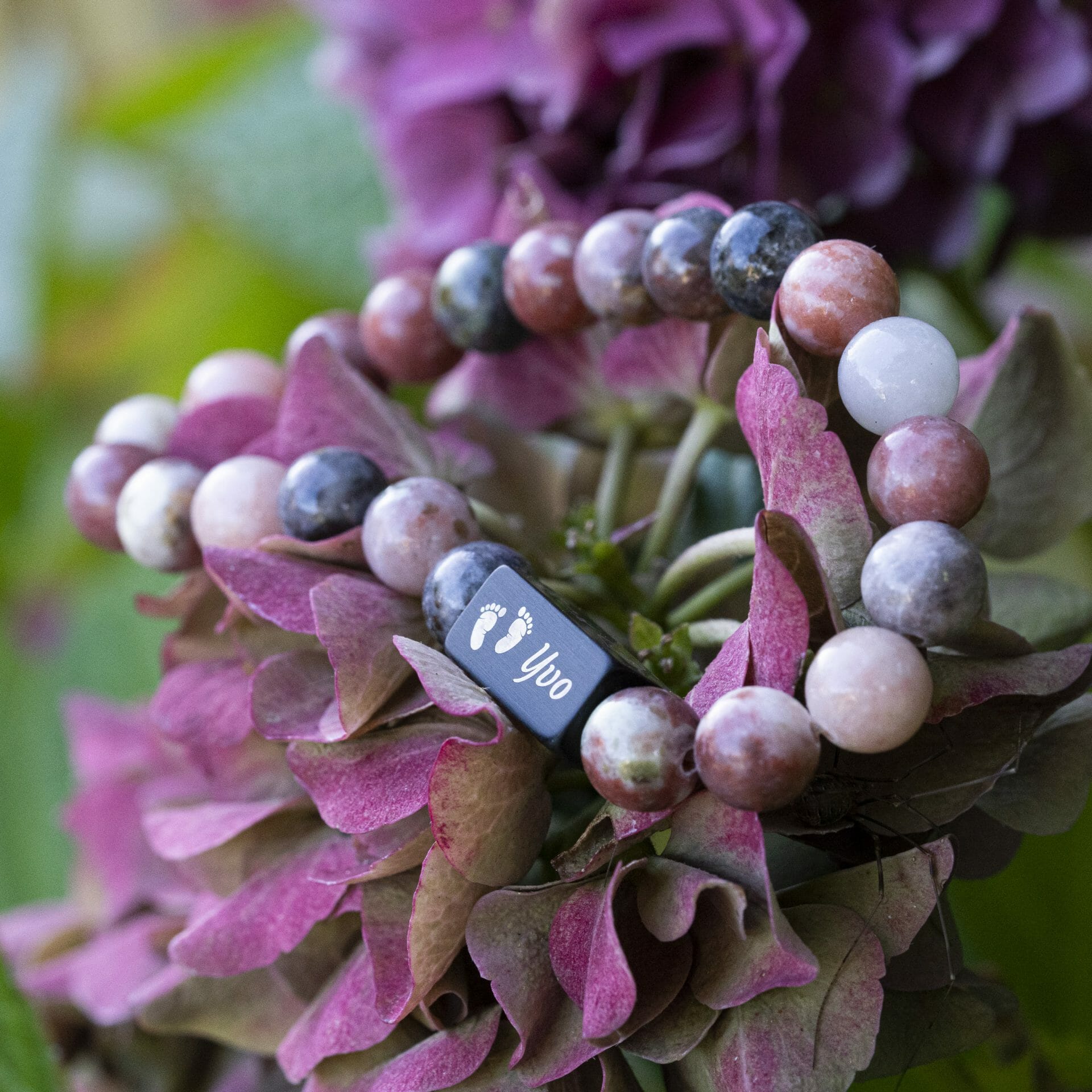 Baby Naam Armband – Handgemaakt met Kralen | Cherry Blossom