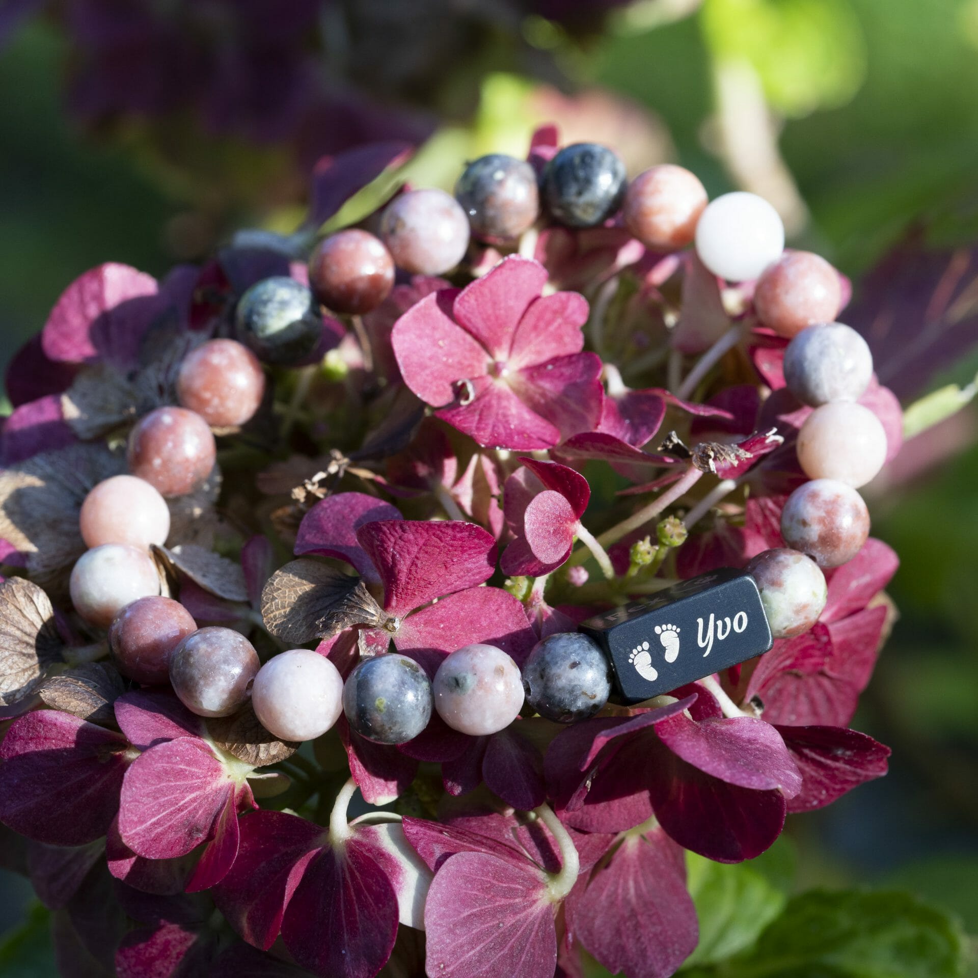 Baby Naam Armband – Handgemaakt met Kralen | Cherry Blossom