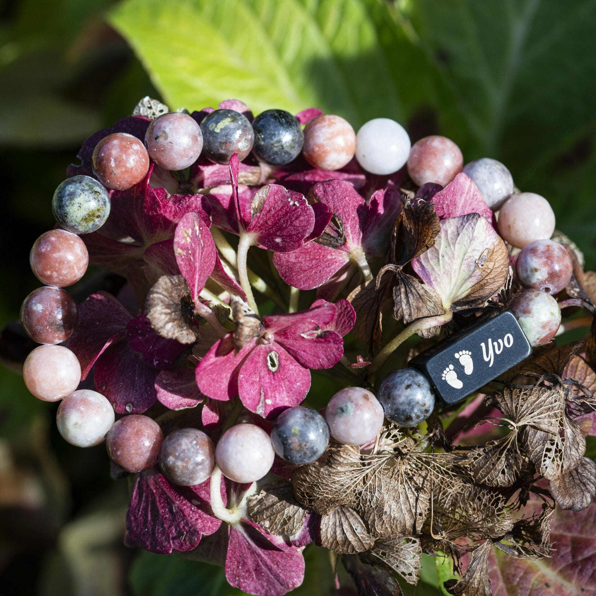 Baby Naam Armband – Handgemaakt met Kralen | Cherry Blossom
