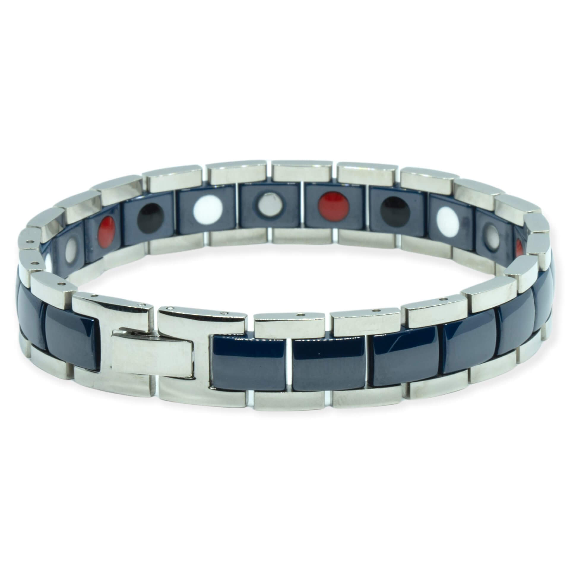 Anti-Migraine Magneetarmband – Magnetiva® Zeeblauw Keramisch