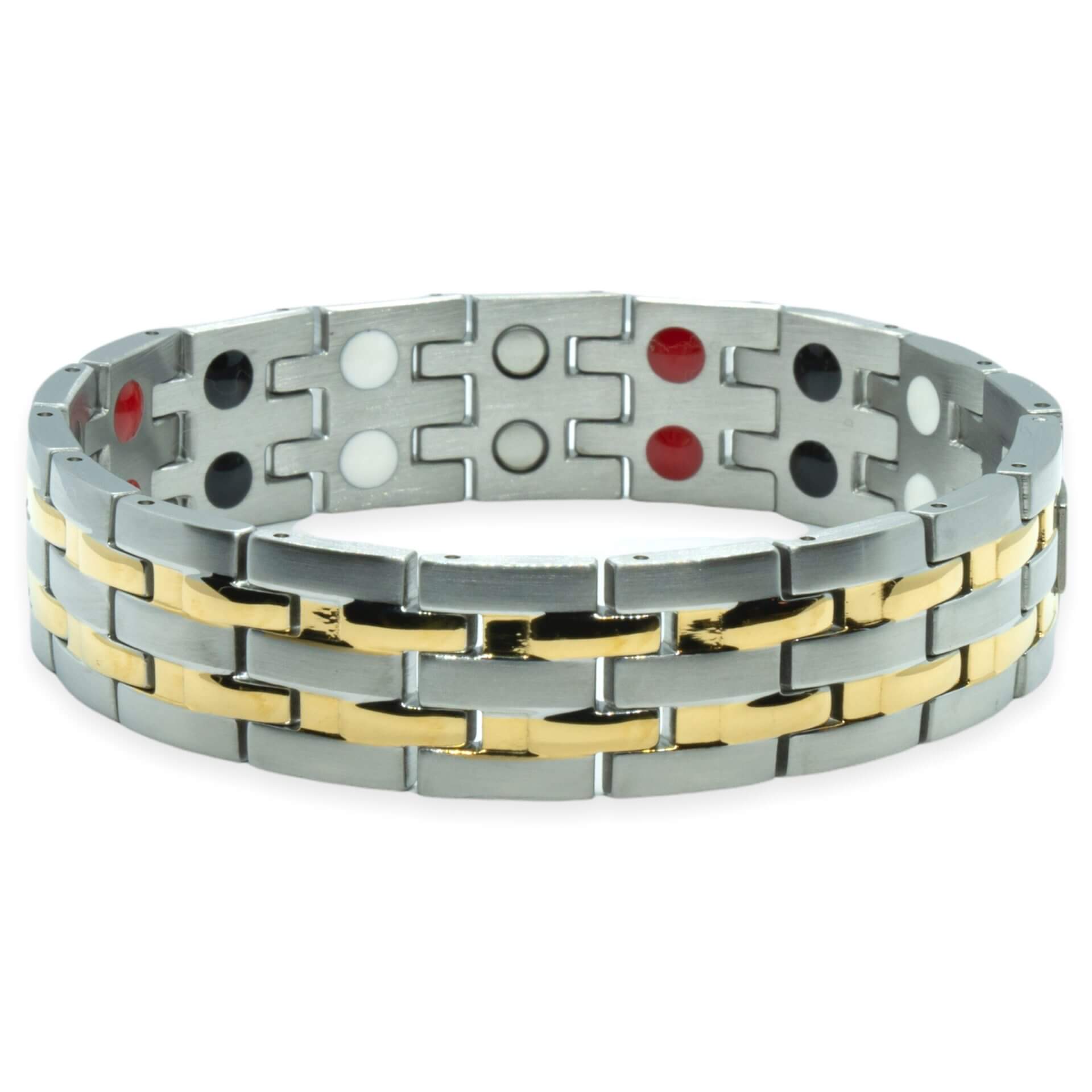 Magneet Armband – De Klassieker – Goudgrijs