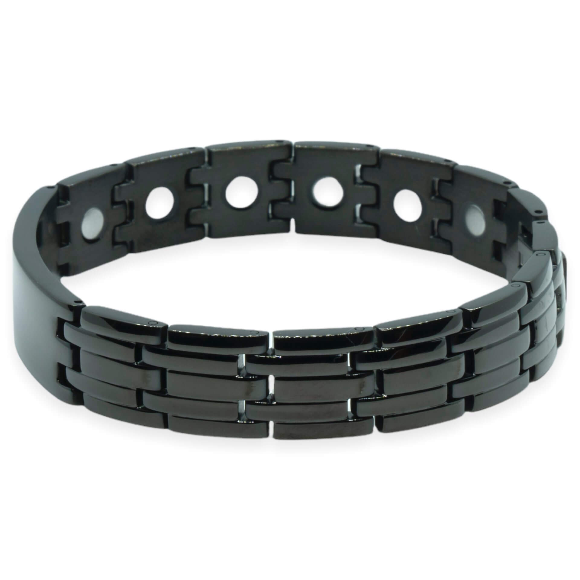 Magneet Armband – Lillestrøm zwart + eigen gravure