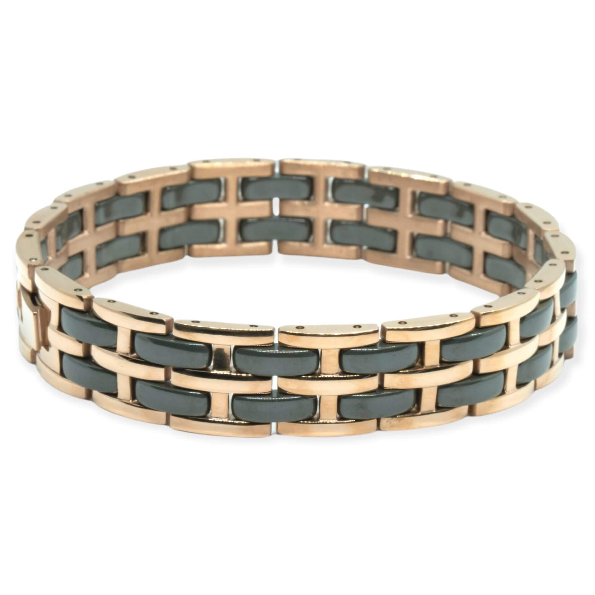 Magneet Armband - Hamar - Rosegold / Keramiek | Magnetiva®